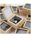 木質 原木玻璃面 相片 木盒 音樂盒 MUSIC BOX